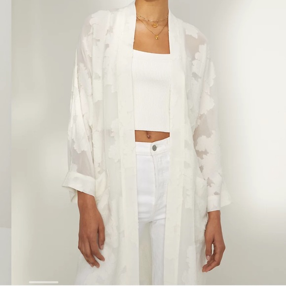 NEW Aritzia Wilfred Durante Jacket Robe in PINK - Picture 4 of 9